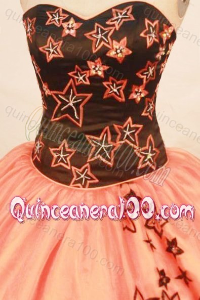 Cute Beading and Ruffers Ball Gown Strapless Quinceanera Dress