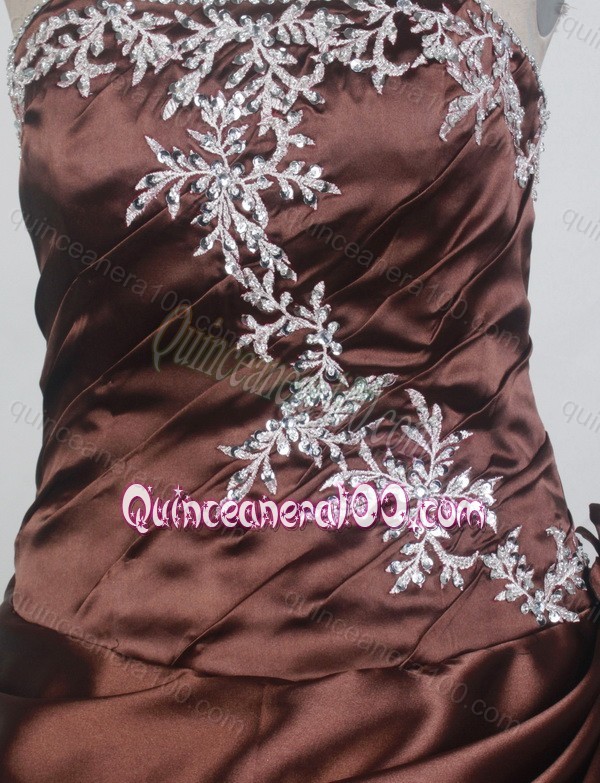 Beadings and Appliques Discount Burgundy Ball Gown Quinceanera Dress