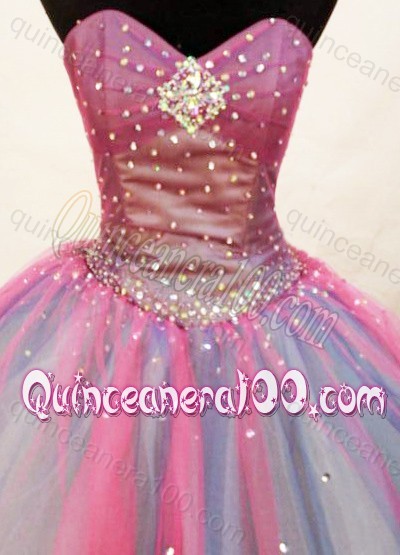 Pretty Ball Gown Sweetheart Multi-color Quinceanera Dresses With Beading