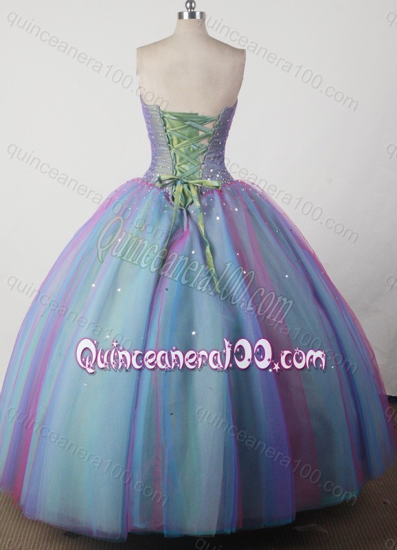 Beautiful Ball Gown Sweetheart Beading Multi Color Quinceanera Dresses