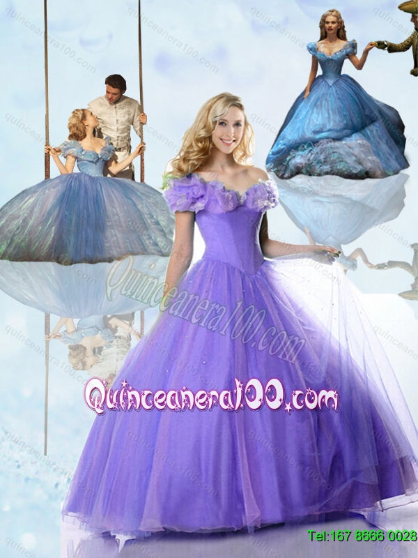 purple cinderella dress