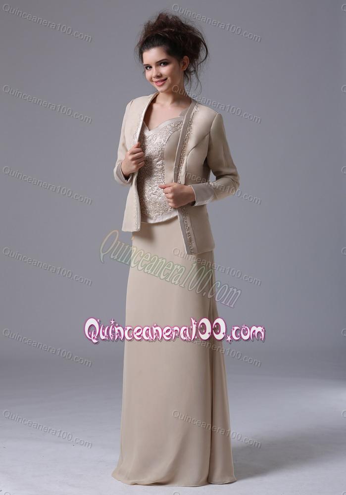 Simple and Fashionable Mother of the Dresses with Beading For 2014