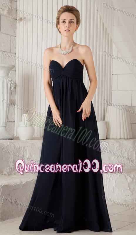 2014 Custom Made Sweetheart Black Mother of the Dresses with Ruching