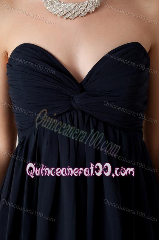 2014 Custom Made Sweetheart Black Mother of the Dresses with Ruching