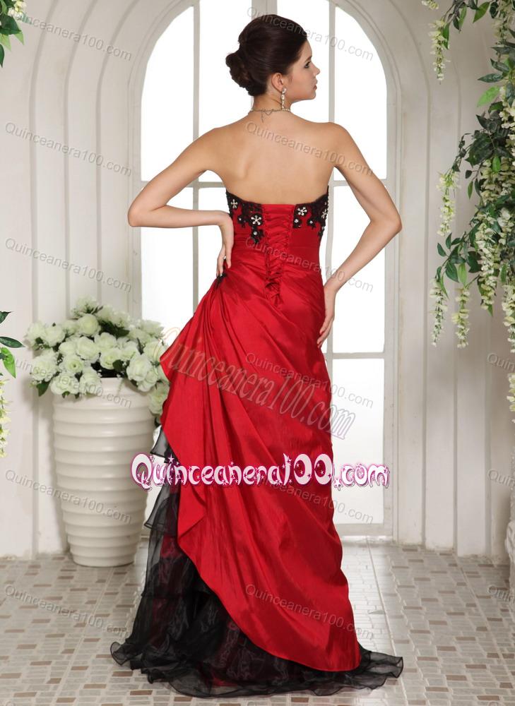 2014 Customize Appliques and Ruching Mother of the Dresses in Wine Red