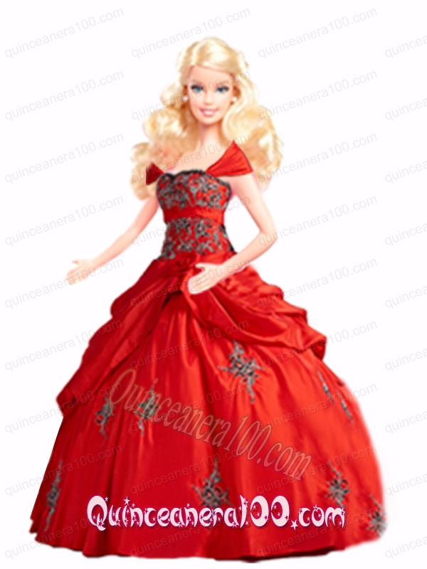 doll with red dress