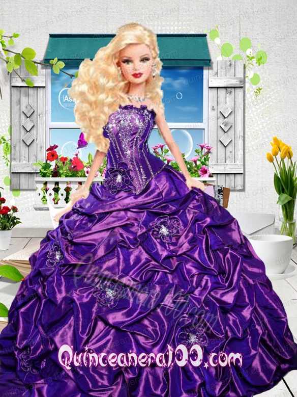 barbie with purple dress