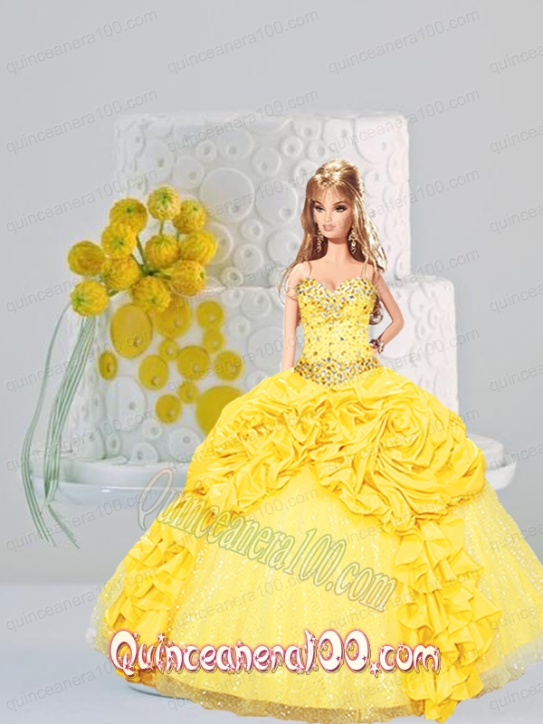 yellow dress barbie