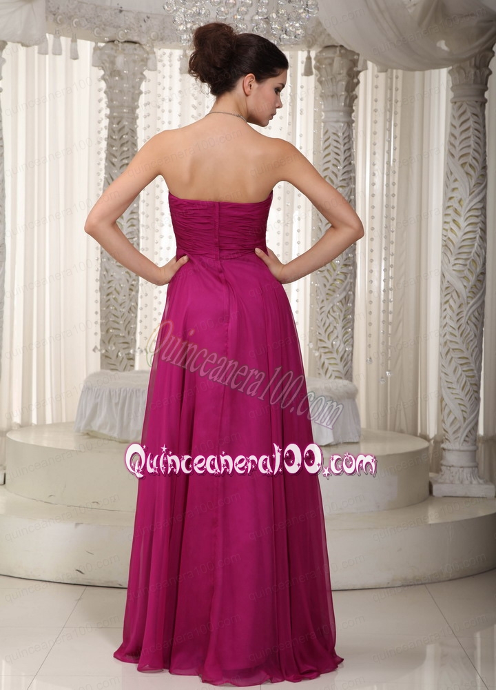 Popular Empire Strapless Floor Length Chiffon Beading Mother of the Dress Beading Straples