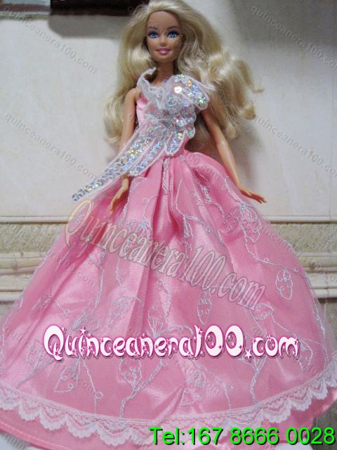 pretty in pink barbie doll