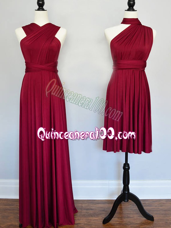 dama dresses burgundy