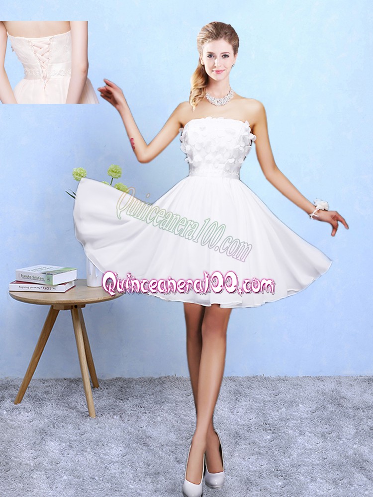 white sweet 16 court dresses
