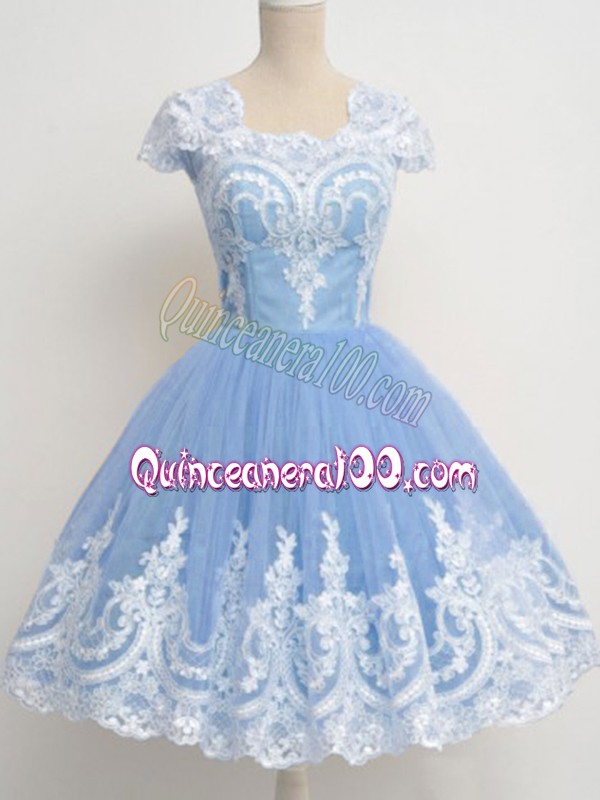 baby blue dama dresses