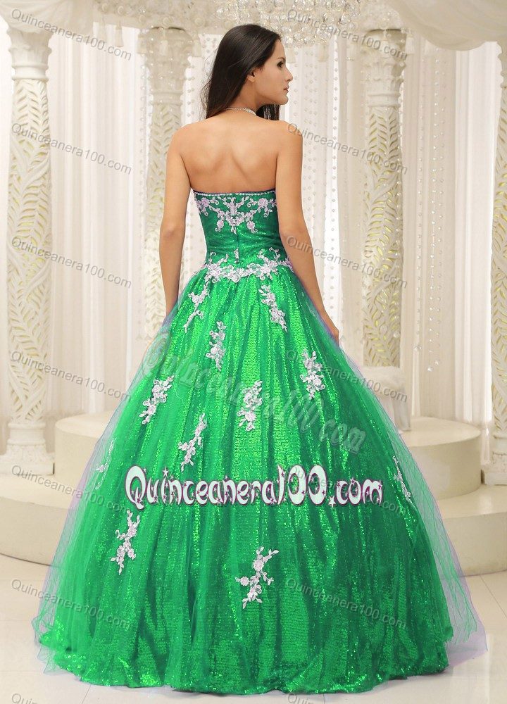 Tulle Overlay Dress For Quinceaneras with Appliques Paillette Skirt