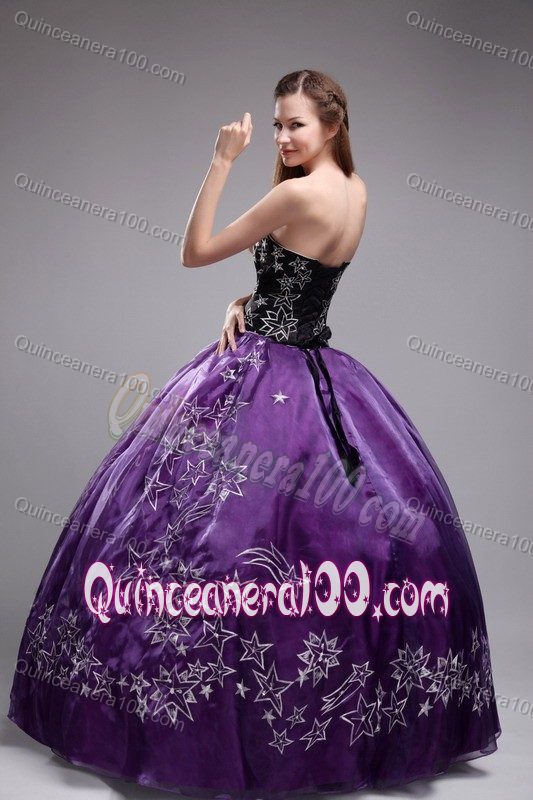 Impressive Sweetheart Embroidery Sweet 15 Dresses Floor-length