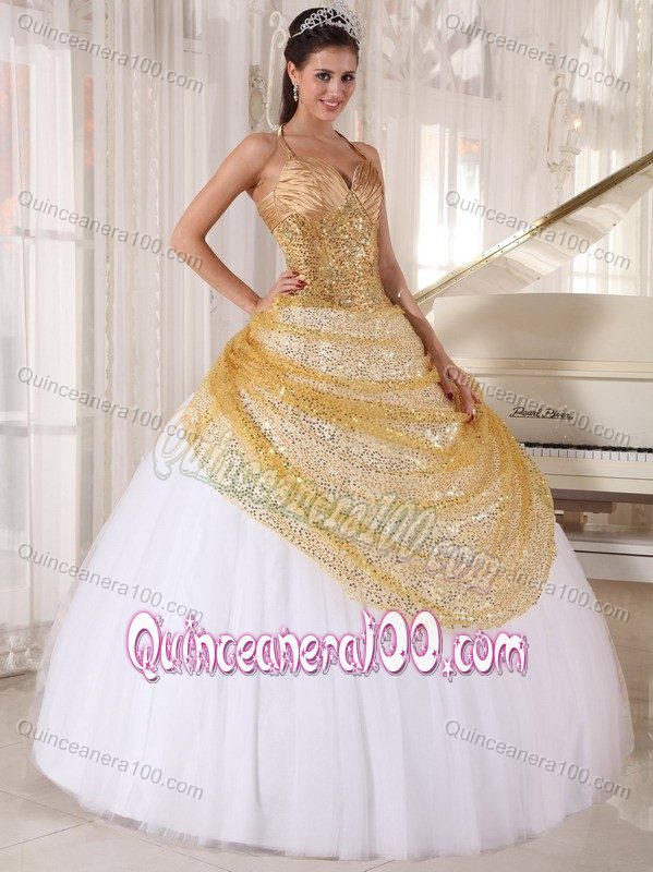 white sweet 15 dresses