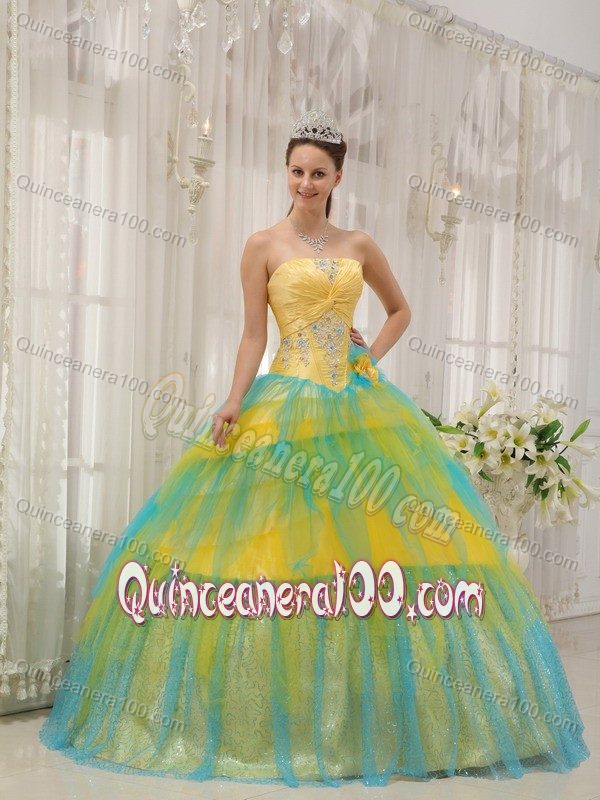 Colorful Tulle Beaded Quinceanera Dresses with Sequins Wholesale