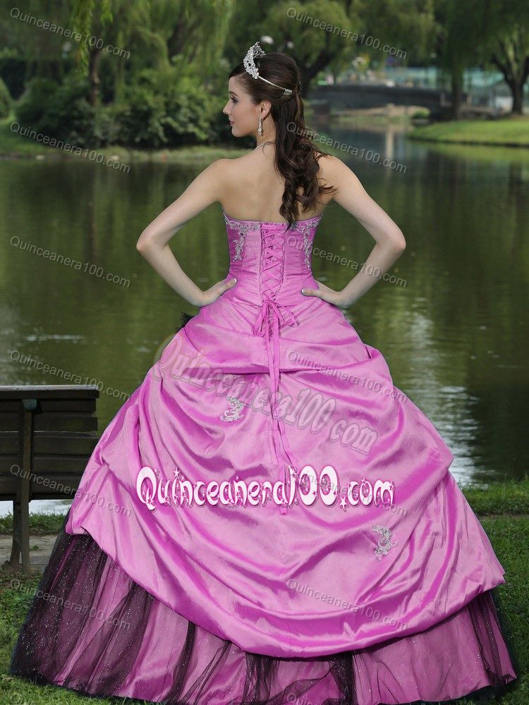 2013 High Quality Beaded Hot Pink Quinceanera Party Dresses