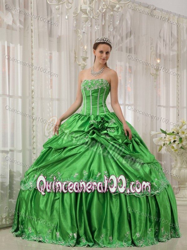 Beaded and Appliqued Quinceanera Dresses