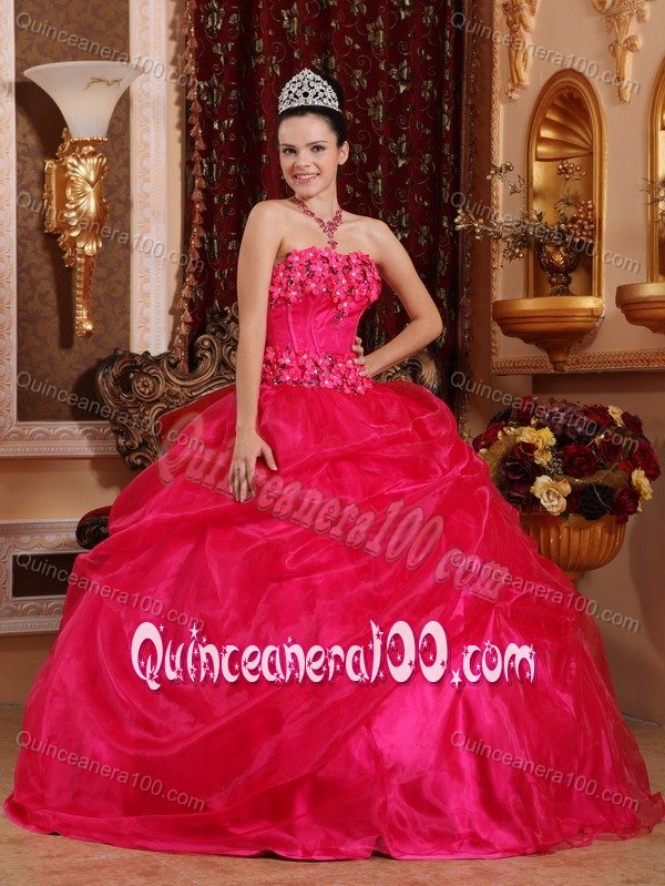 2013 Strapless Taffeta Beading Quinceanera Dresses