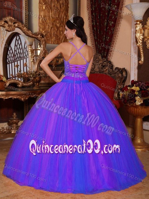 Elegant V-neck Dresses Quinceanera with Beading Waist