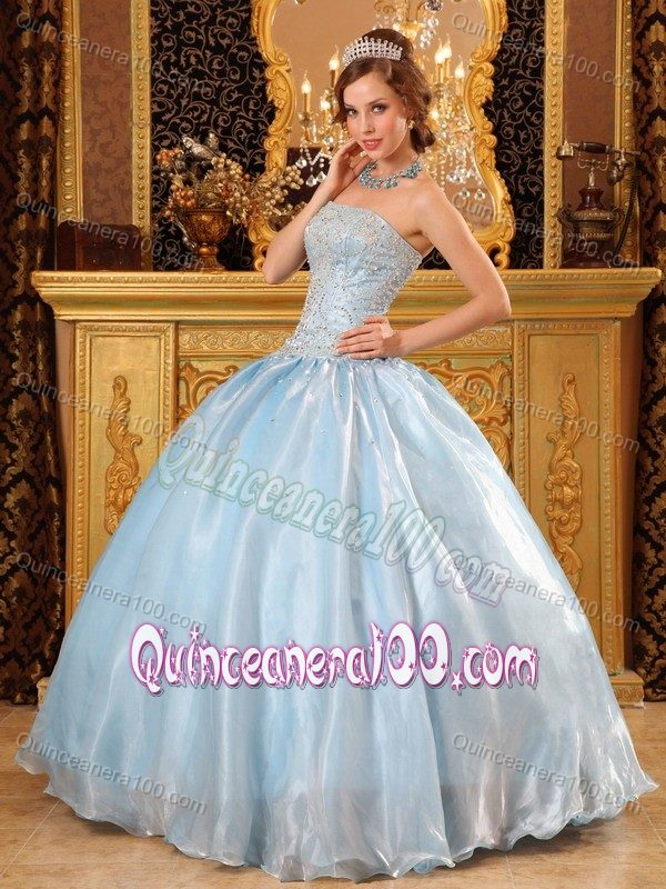 Lovely Organza Pleated Sweet 16 Dresses Custom Made