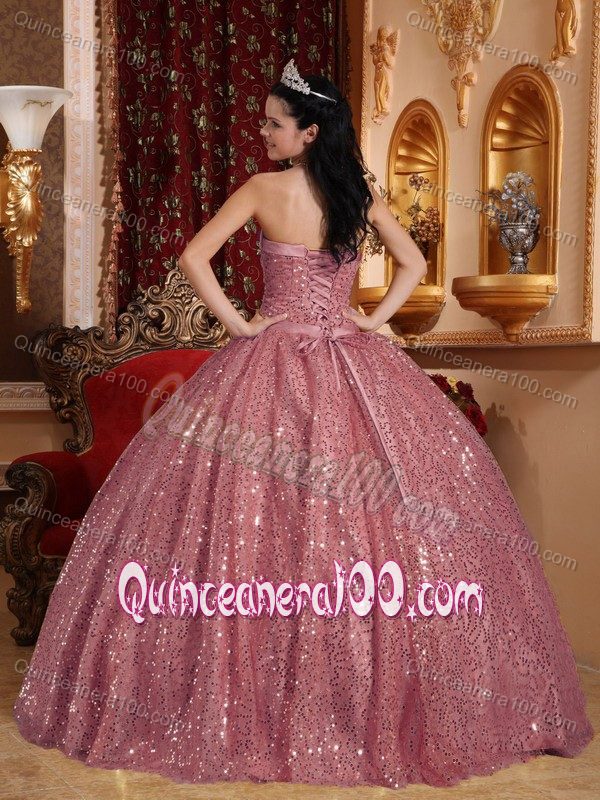 Sequins Quinceanera Dress for Sweet 16 Sweetheart Floor Length