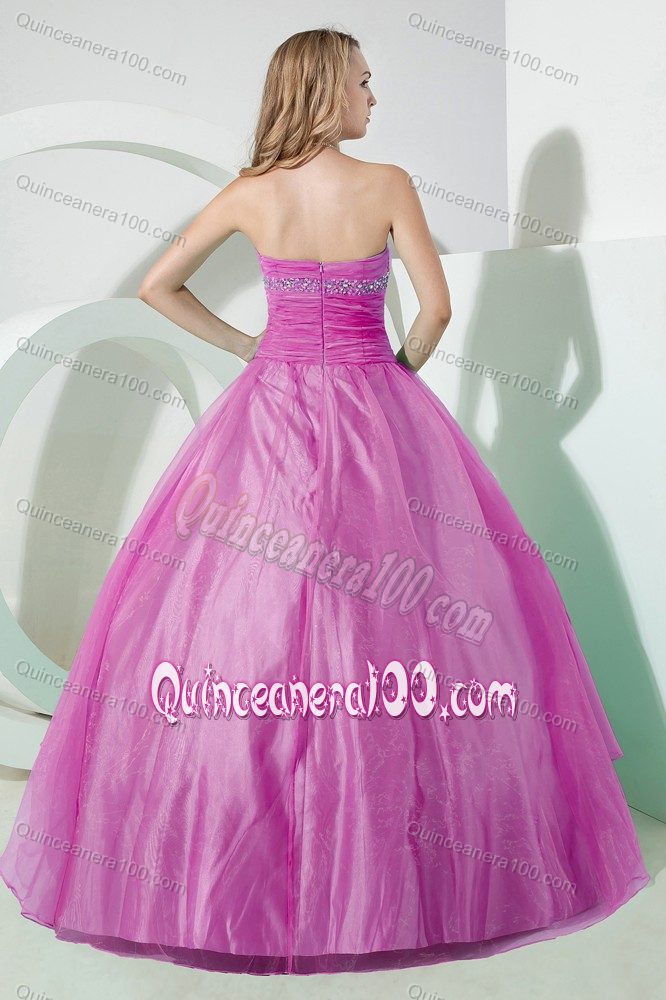 Custom Made Pale Violet Red Quinceanera Dress with Appliques