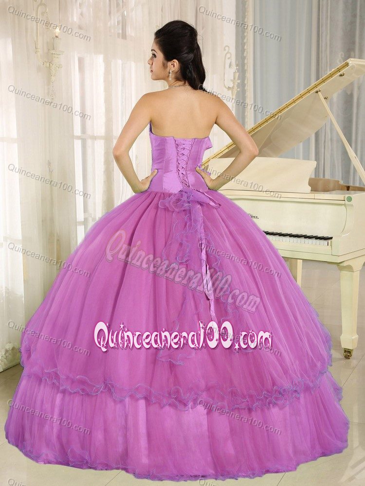 Fast Shipping Beaded Orchid formal Dress for Quince About 200