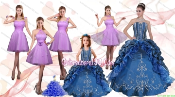 Ruffles and Beading Sweetheart Quinceanera Dress and Lilac Short Prom Dresses and Cute Halter Top Little Girl Dress